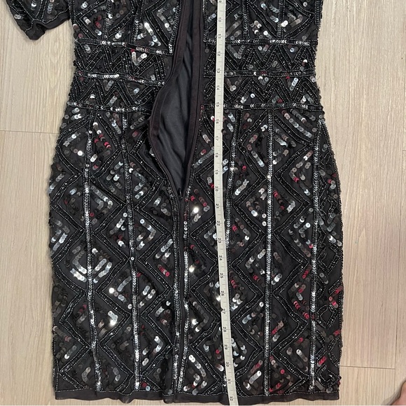 $229 GIANNI BINI beaded sequin dress VEGAS/HOLIDAY - Picture 7 of 7